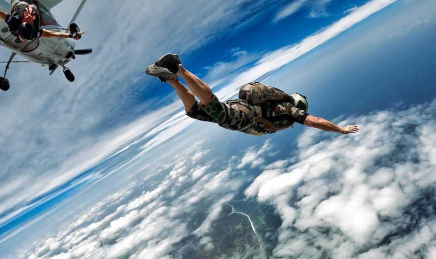 Tandem Skydiving In Diani.