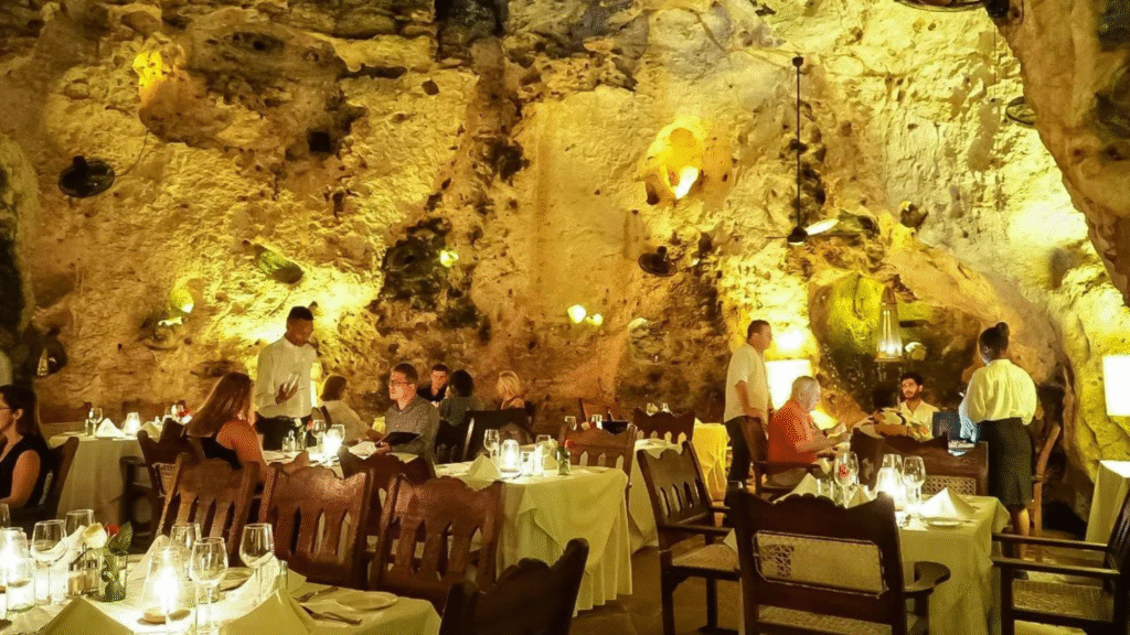 Alibaba cave restaurant diani beach