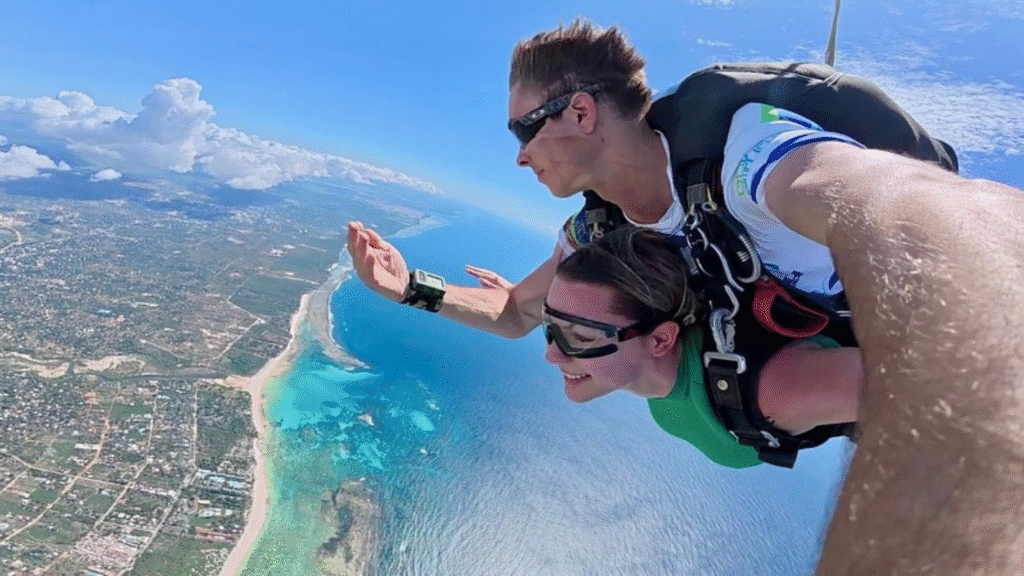 Canopy skydive
