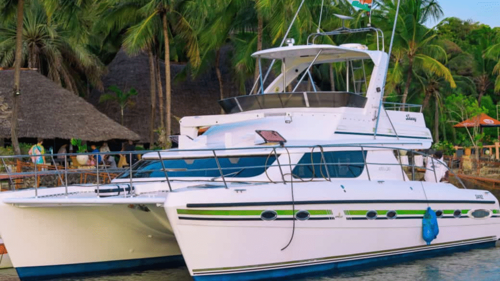 Luxury yacht rides in Mombasa Kenya