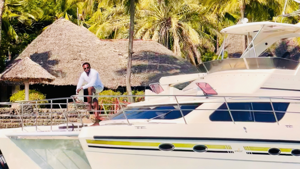 Yacht in Mombasa